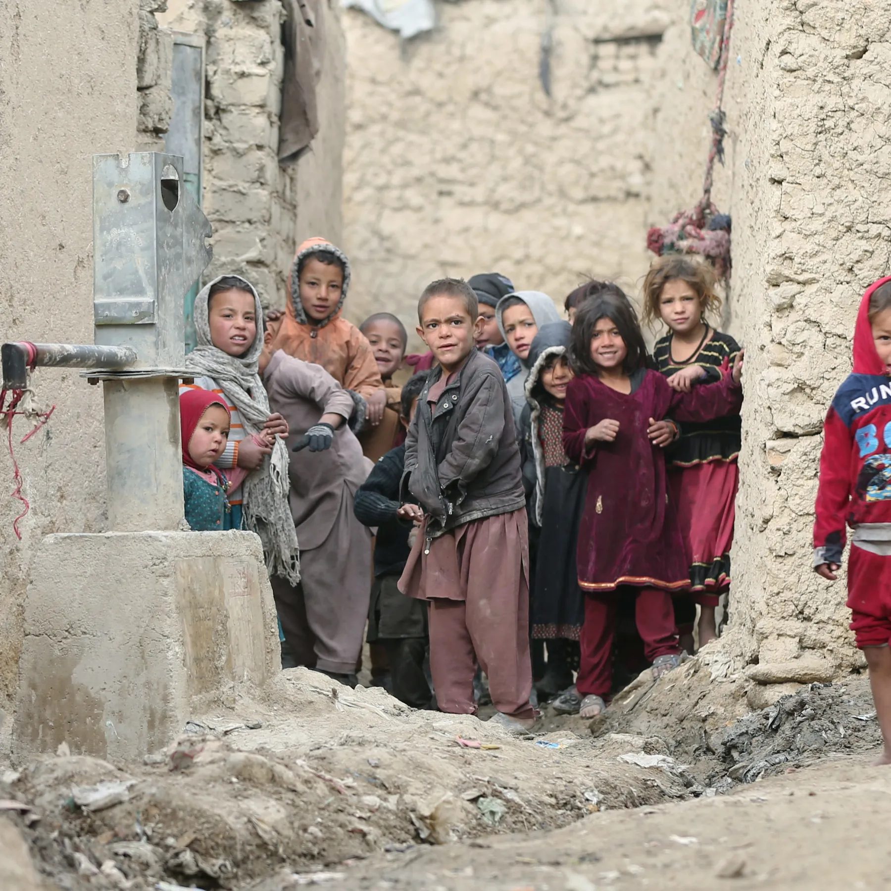 Displaced refugee